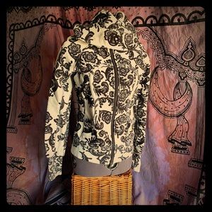 LuluLemon Black/White Floral Hoodie